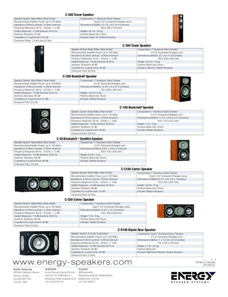 energy c series tower