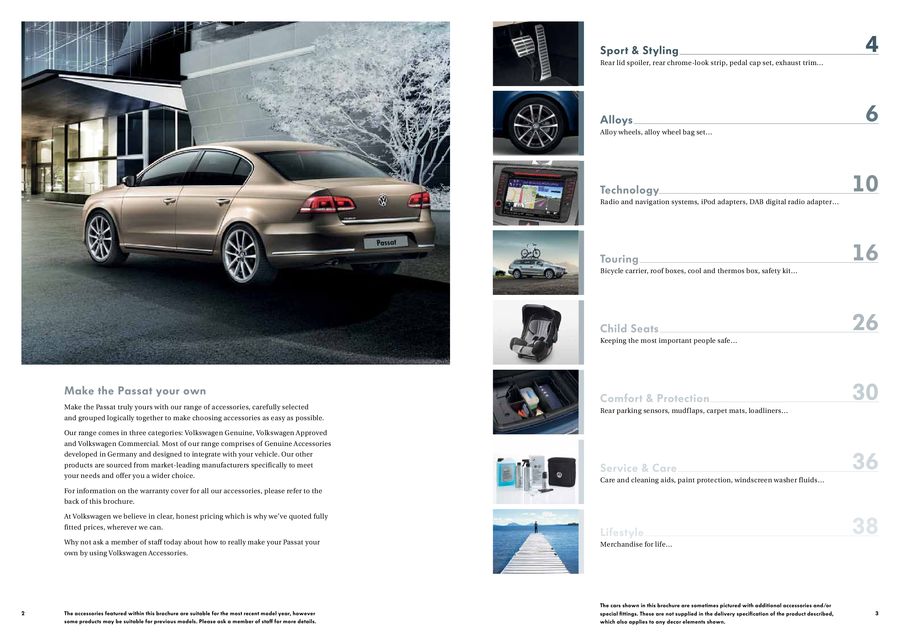 2013 volkswagen passat accessories