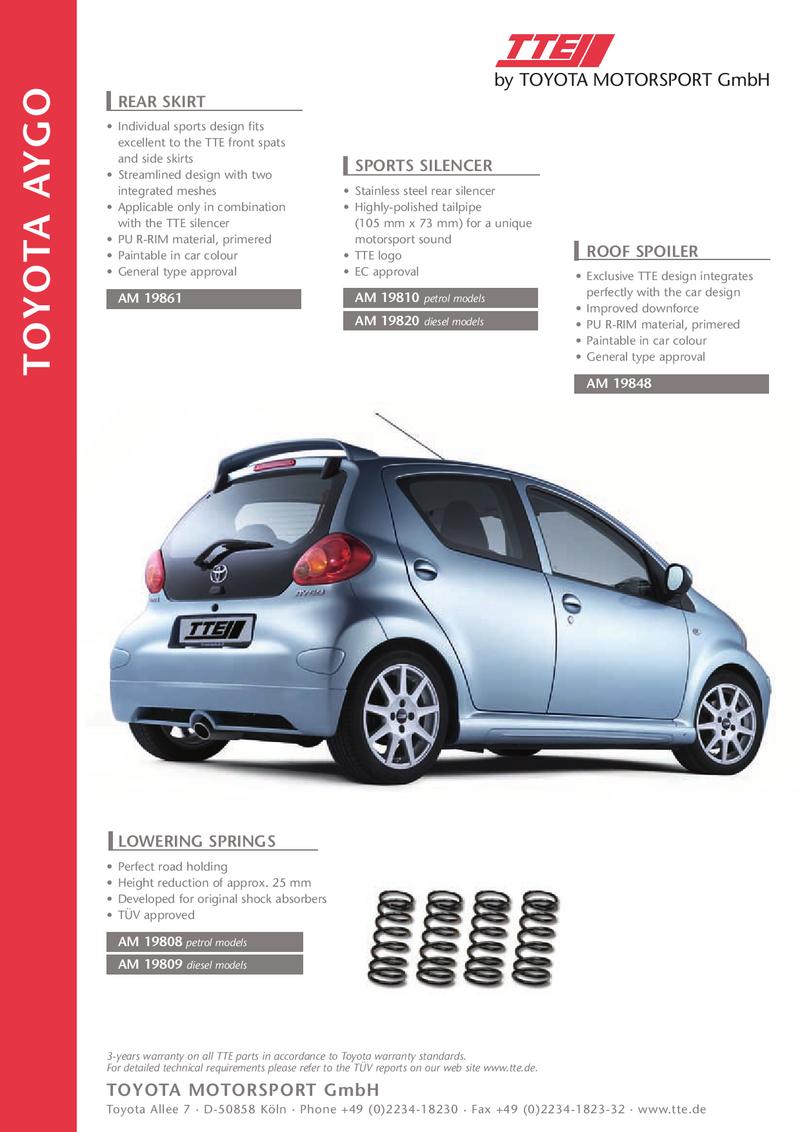 aygo accessories