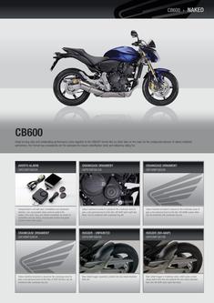 Honda motorcycle accessories catalog