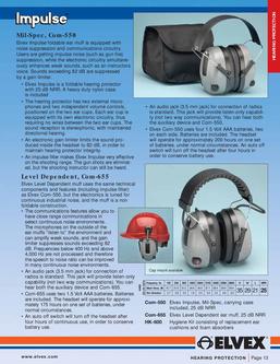 Elvex Hearing Protection on Catalogue  Elvex Electronic Hearing Protection And Am Fm Radio