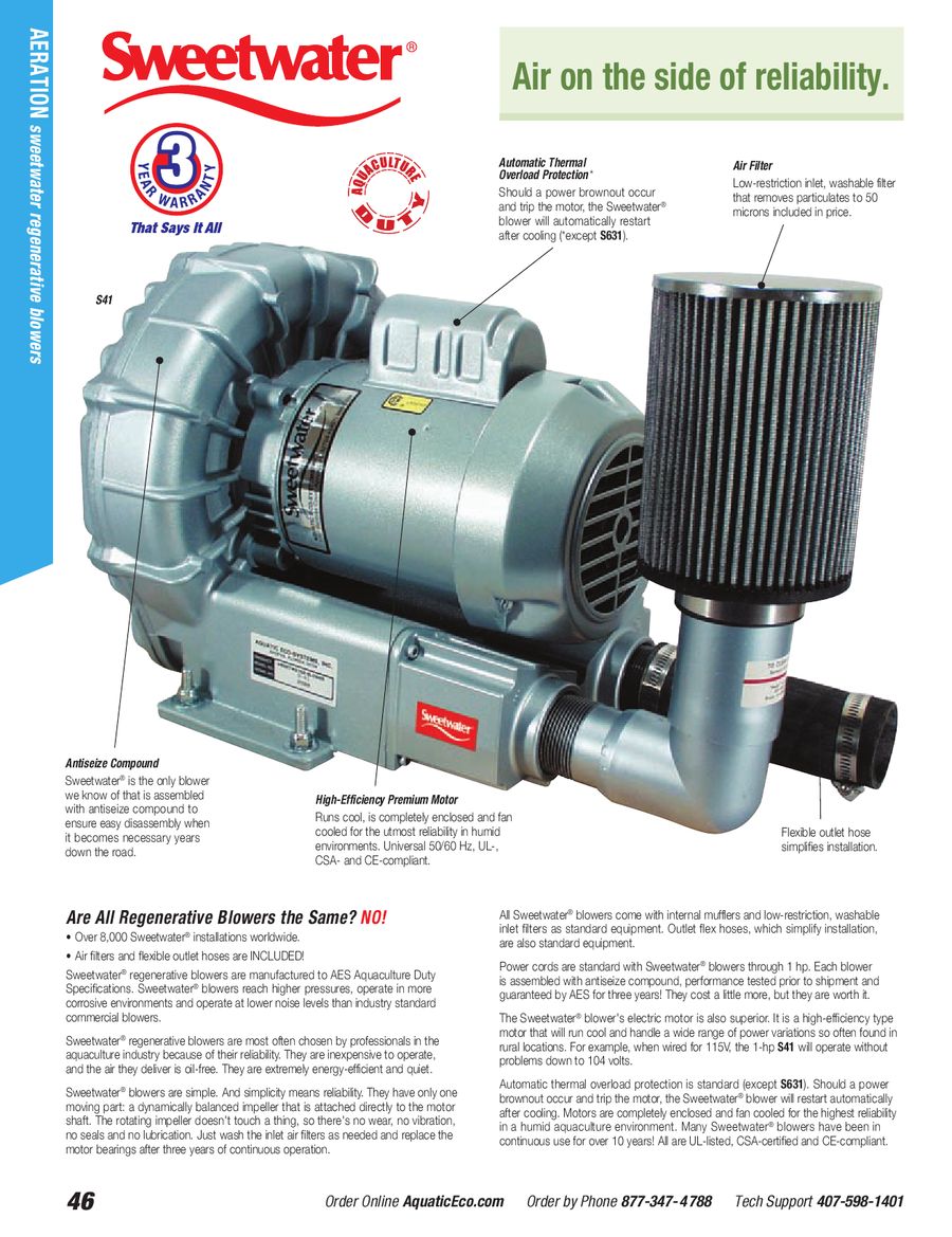 sweetwater air blower