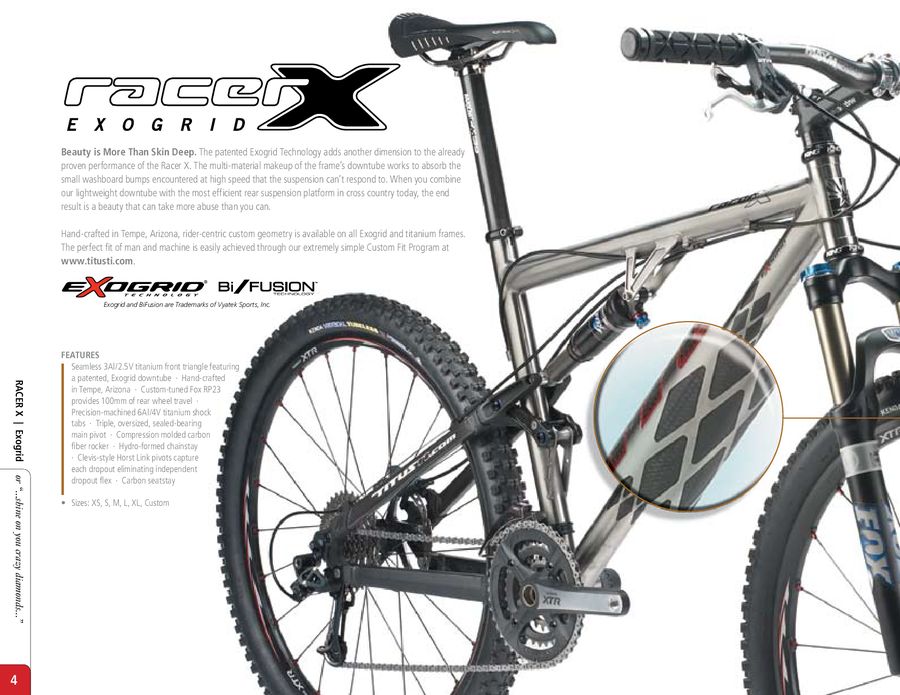 titus racer x titanium