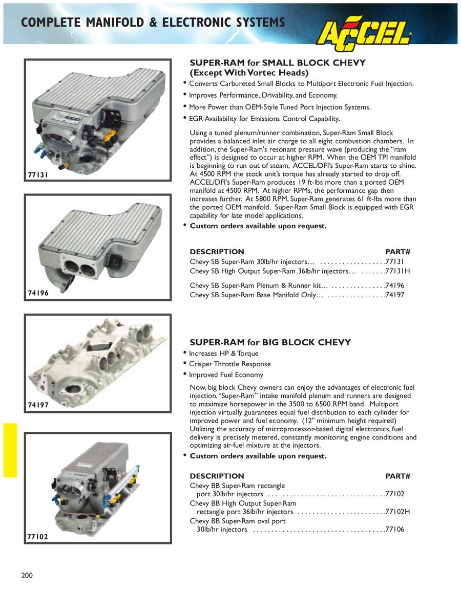 accel fuel injection systems