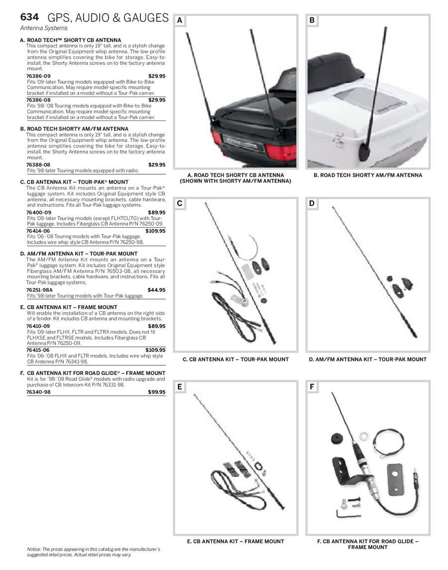 harley tour pack antenna mount