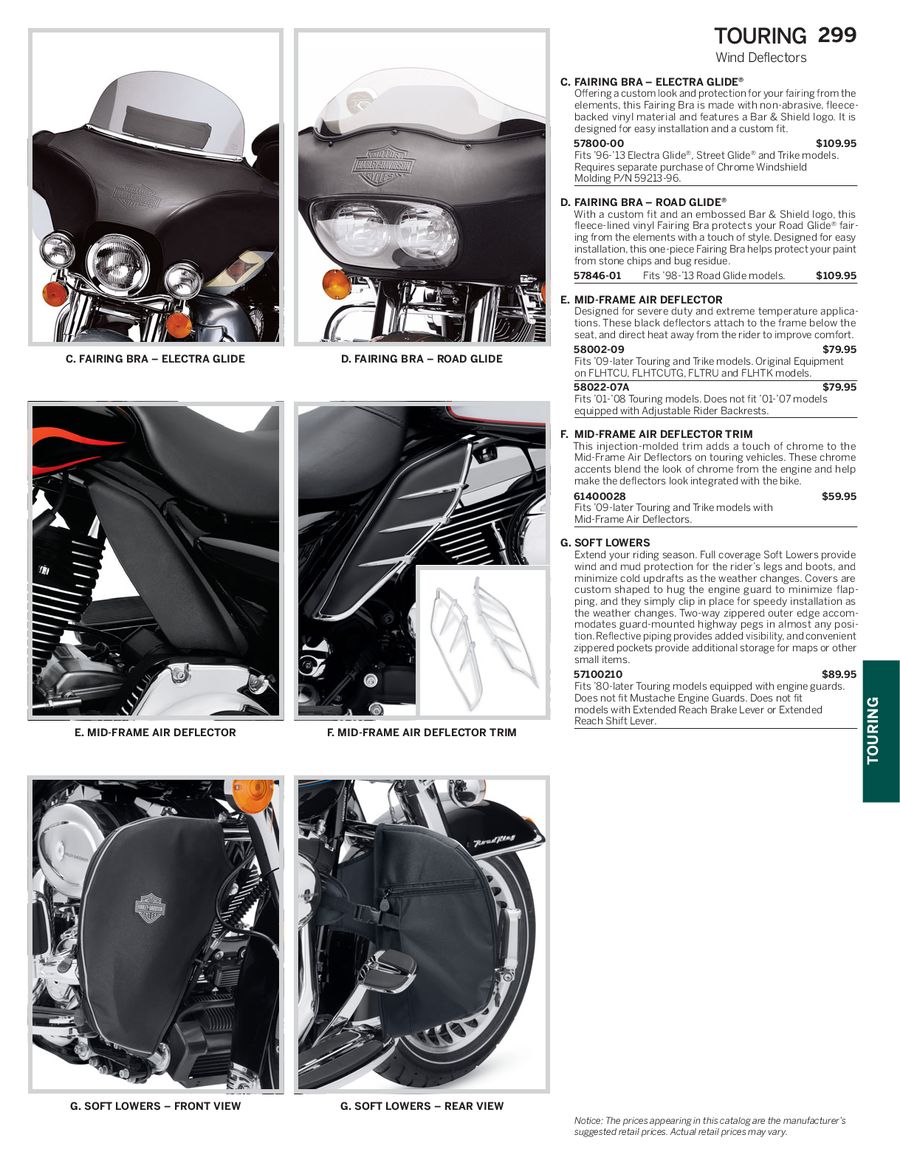 custom harley touring parts