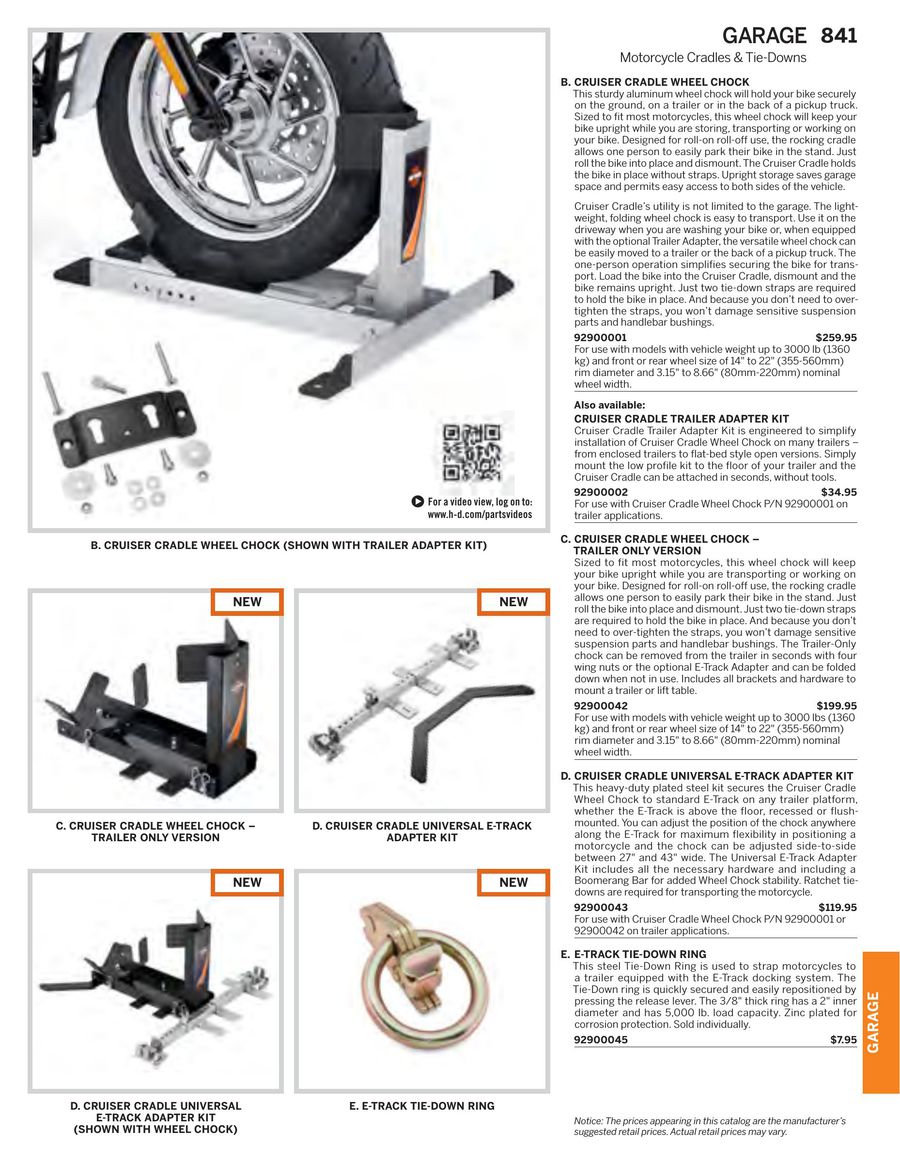 cruiser cradle wheel chock