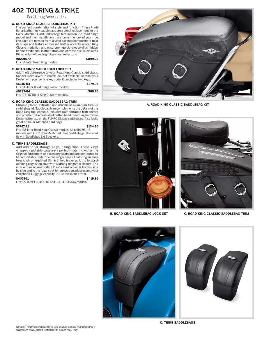 road king classic saddlebag locks