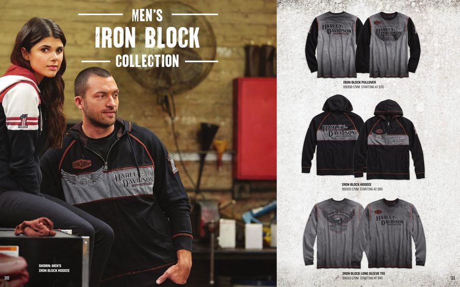 harley davidson iron block hoodie