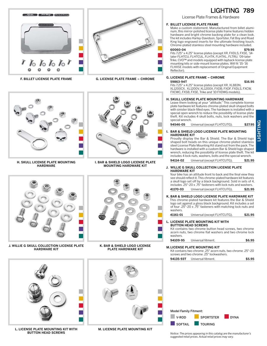 willie g license plate bolts