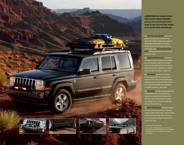 Catalog 2007 jeep commander accessories #2