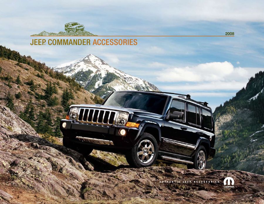 2008 jeep commander accessories