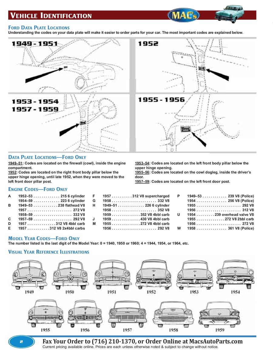 Fullsize Page 4 of 194959 FORD MERCURY 195860 EDSEL 20112012 Parts