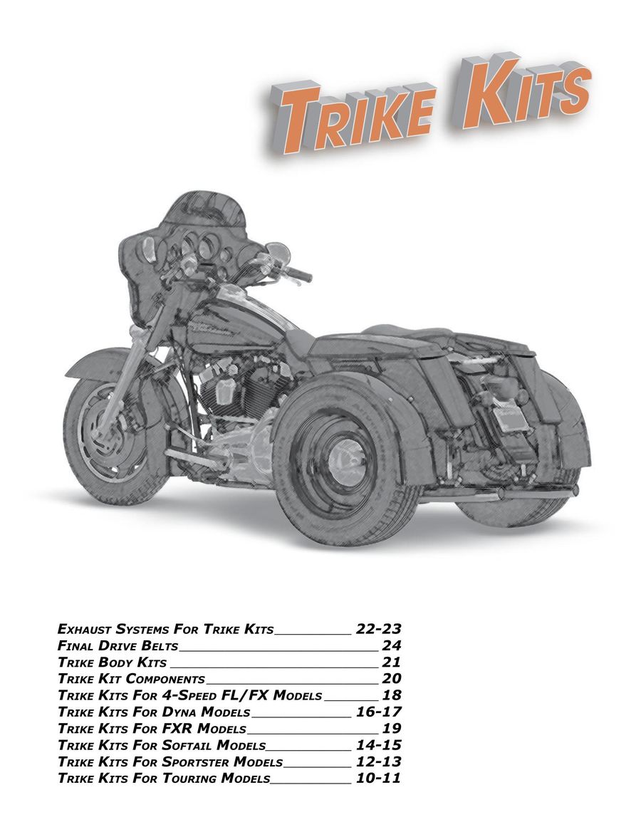 sportster trike kit