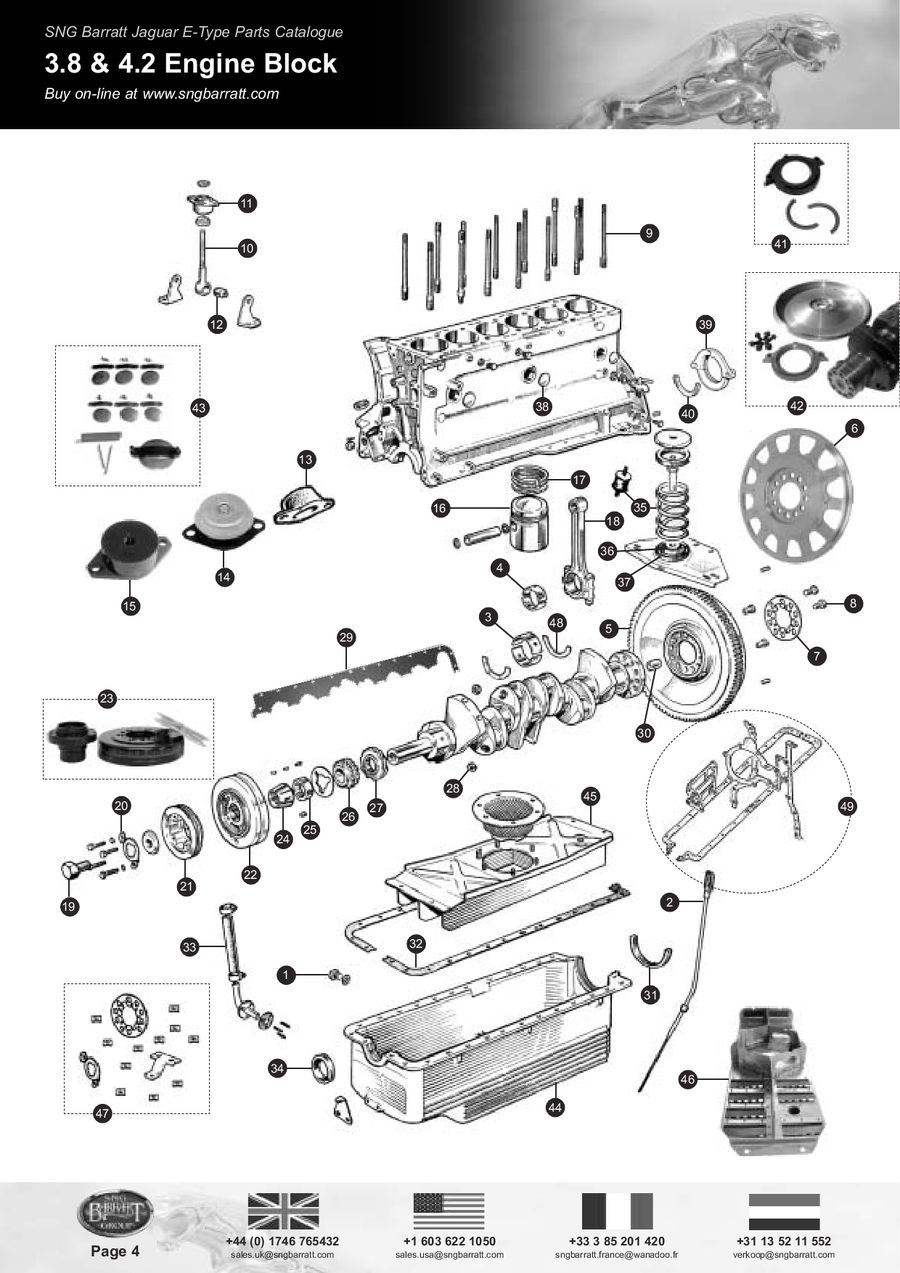 jaguar e type performance parts