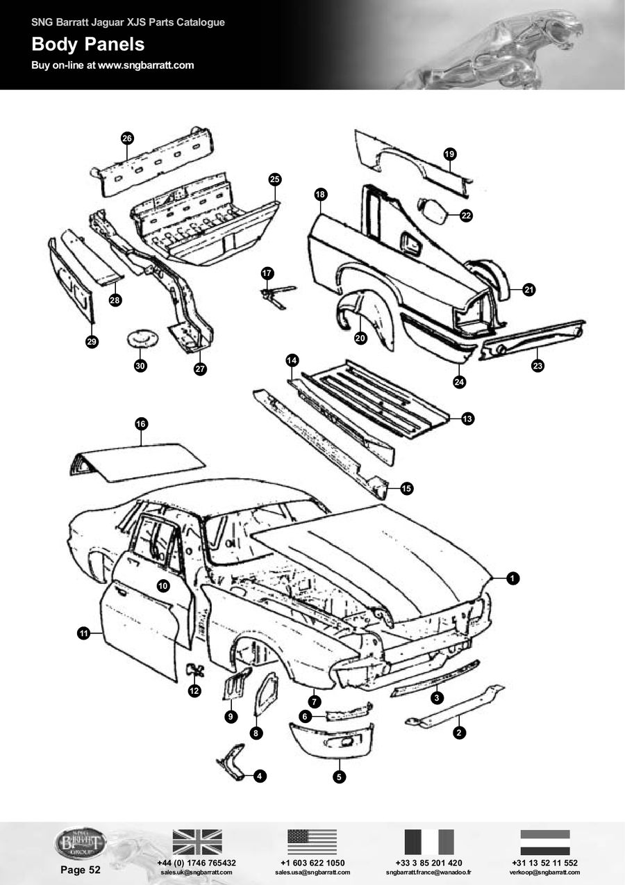 jaguar xjs parts