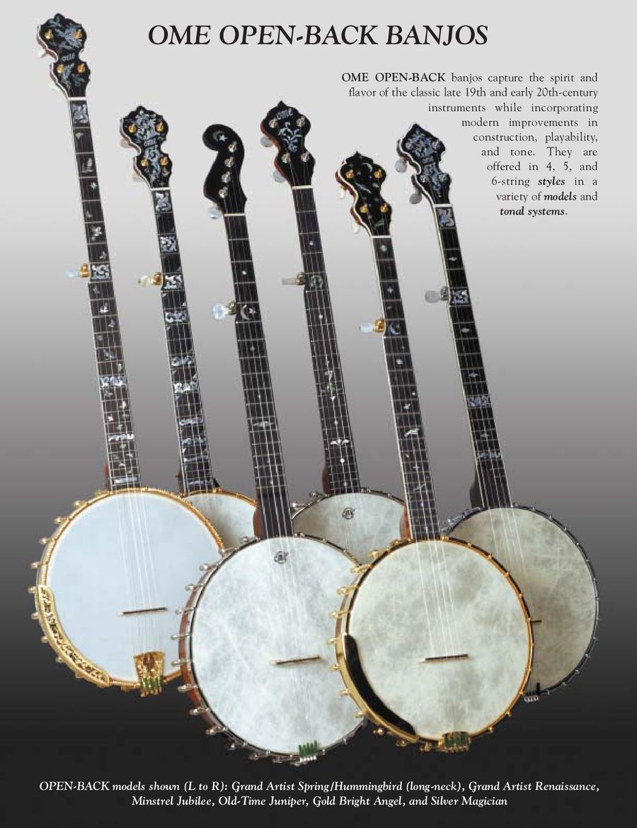 2010 ome banjo catalog
