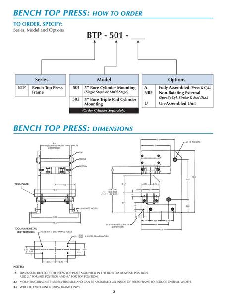 Bench Top Press