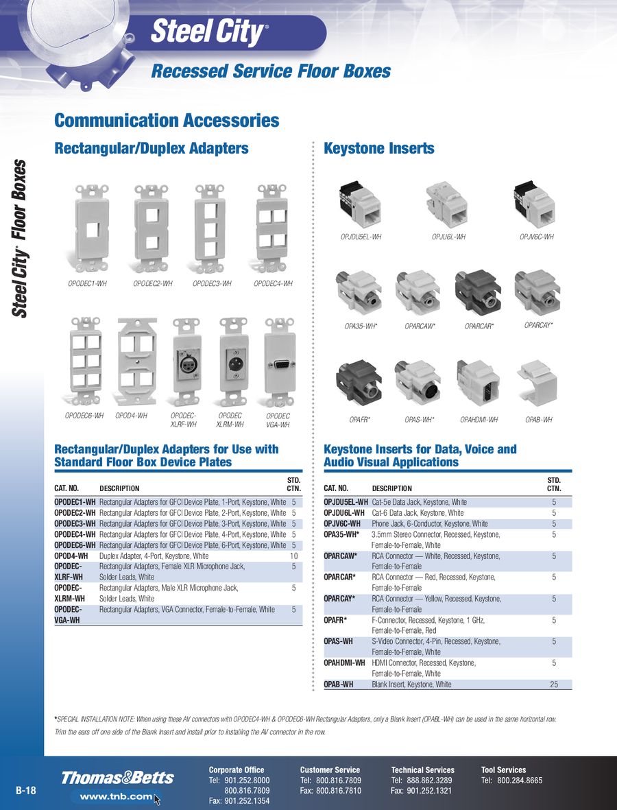 Page 21 Of Steel City Carlon Floor Boxes