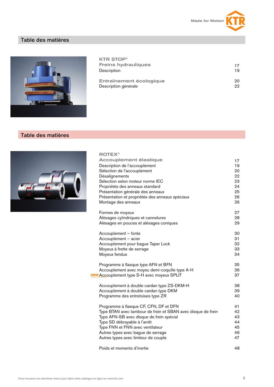 Catalogue General 13 French By Ktr Kupplungstechnik