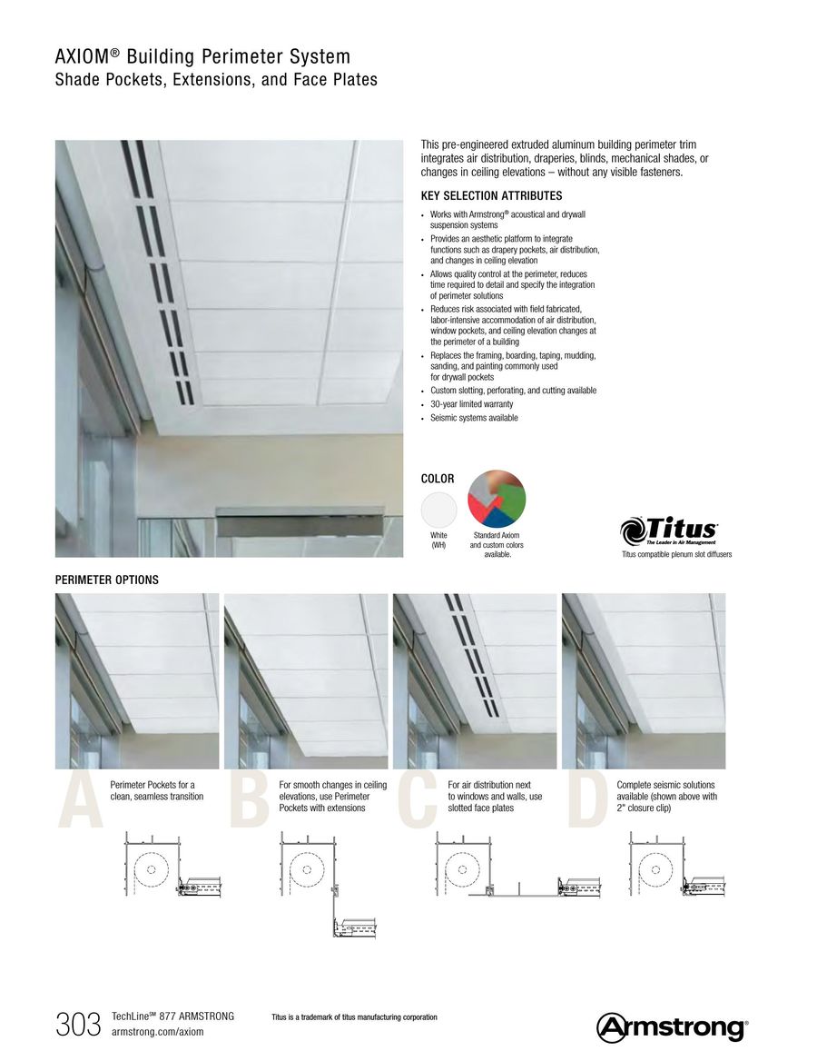 Trim Transitions 2015 2016 By Armstrong Ceiling Solutions