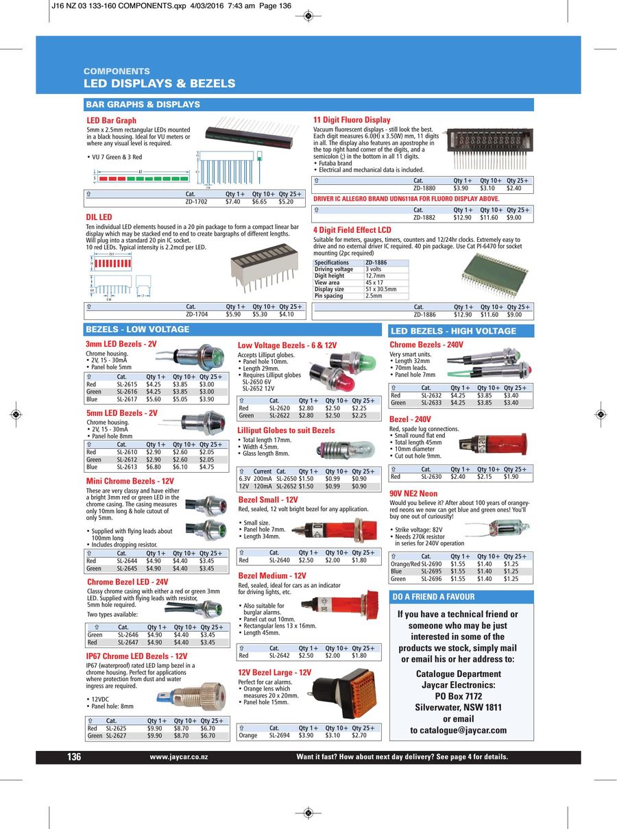 Page 138 of 2016 Jaycar Catalogue