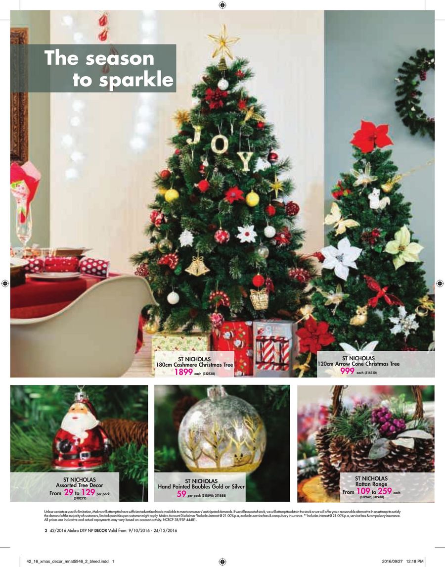 Christmas Decor Catalogue P42 2016 By Makro