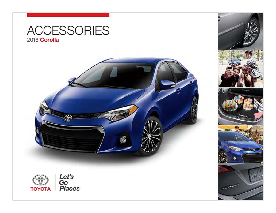 2016 corolla accessories