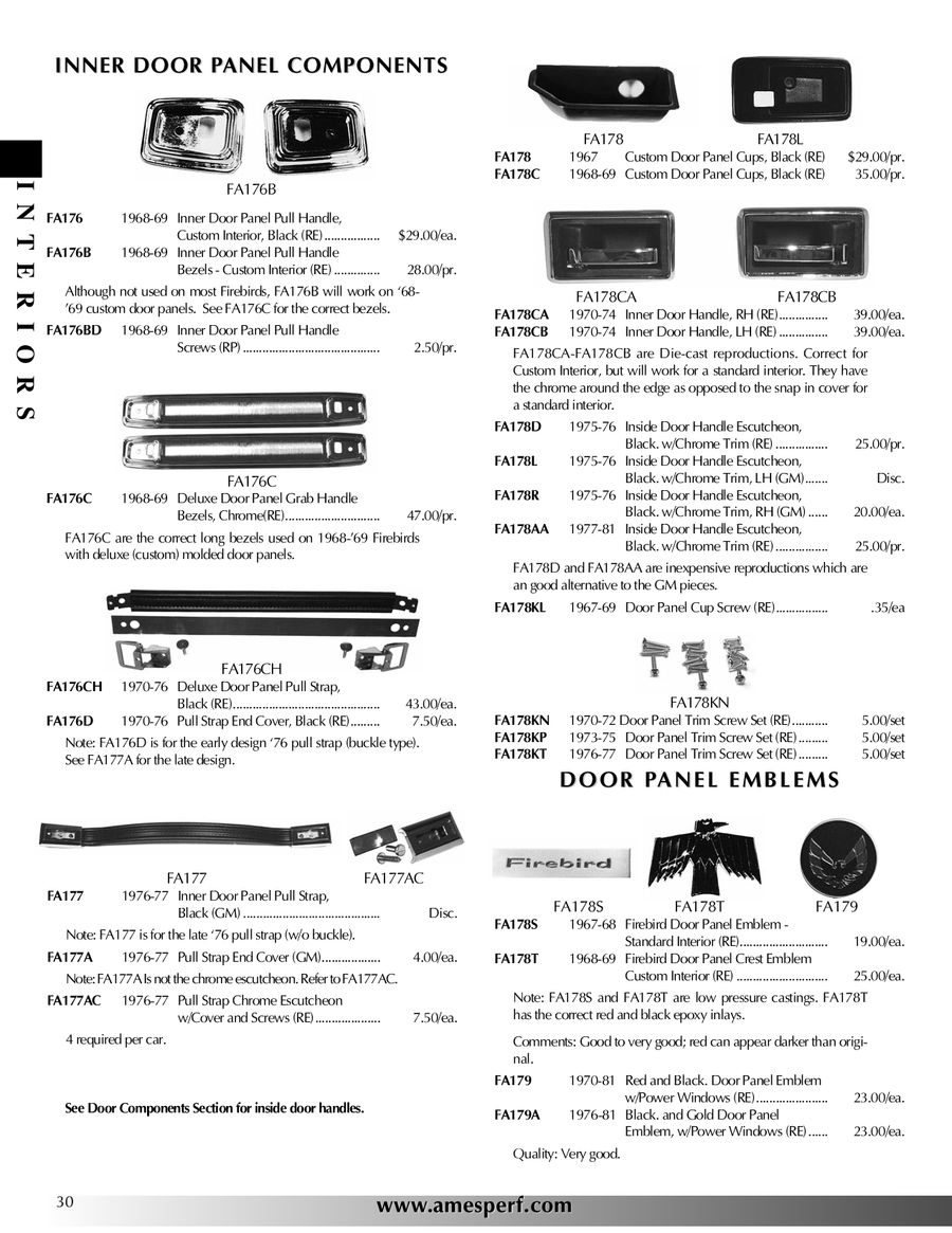 Fullsize Page 30 of 2010 Pontiac FirebirdTrans Am Parts Accessories