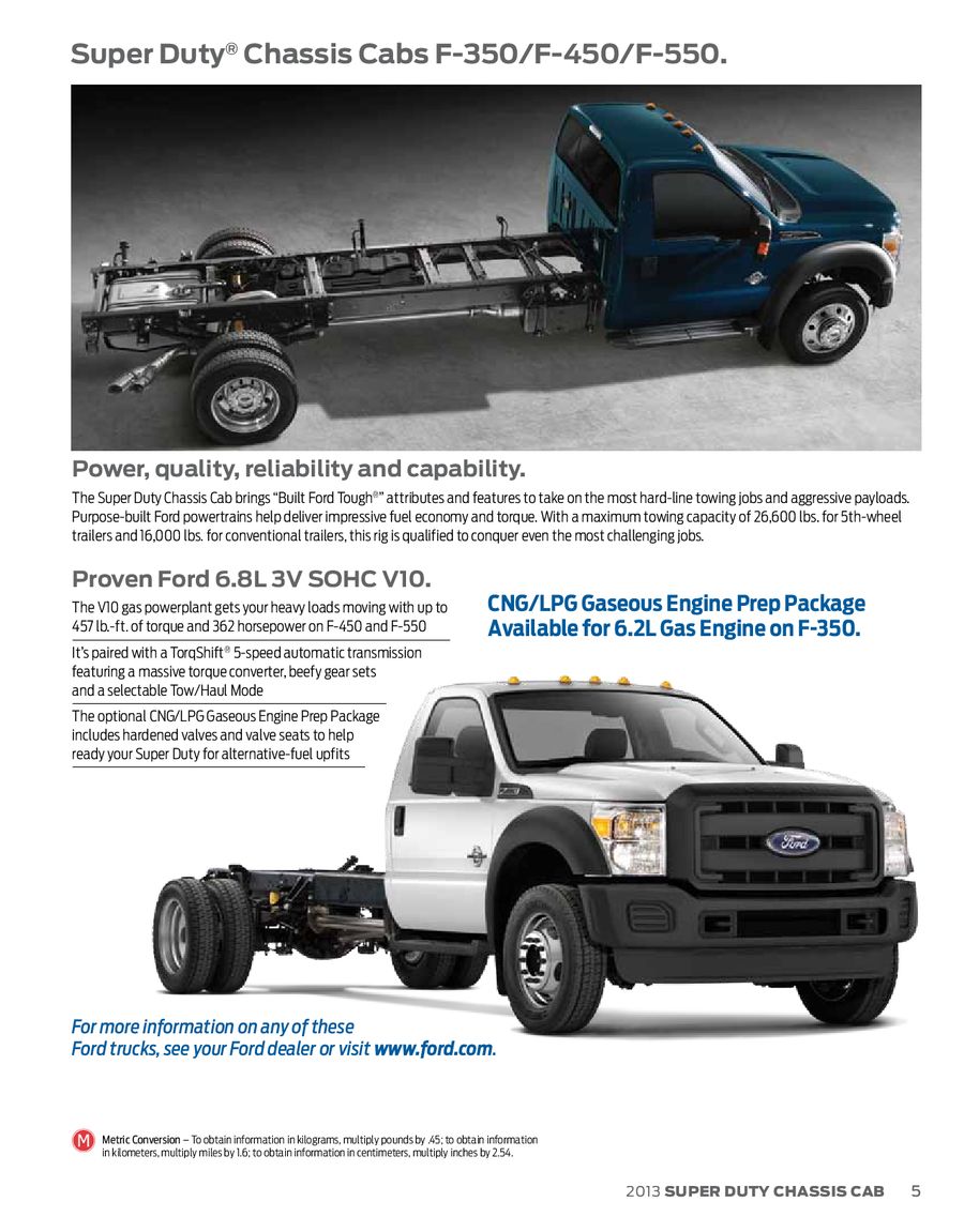 2013 Ford Towing Chart