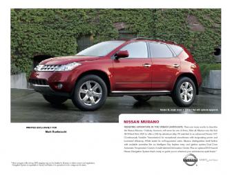 Nissan murano brochure #3