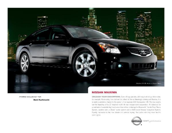 Nissan maxima brochure