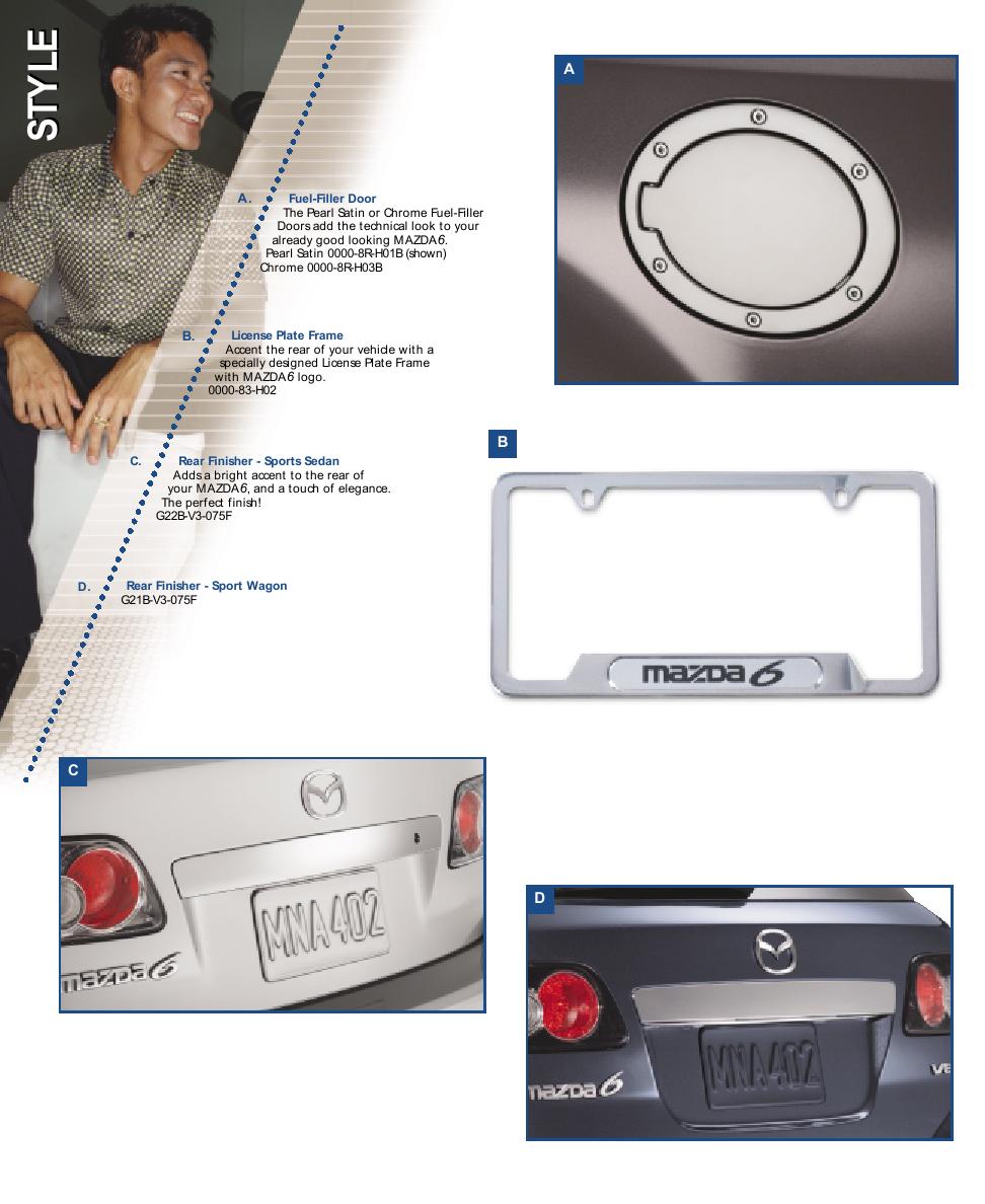 mazda 6 2006 accessories