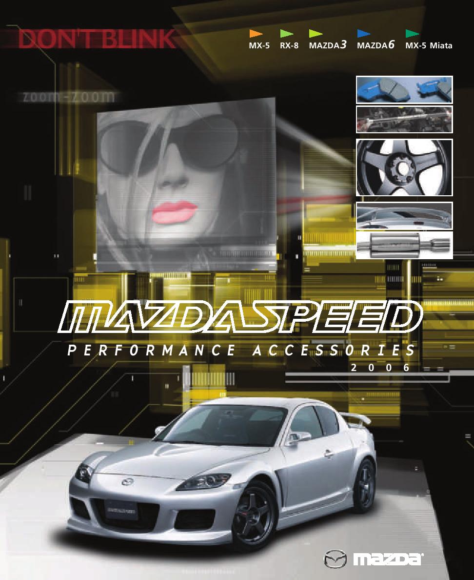 mazdaspeed performance accessories