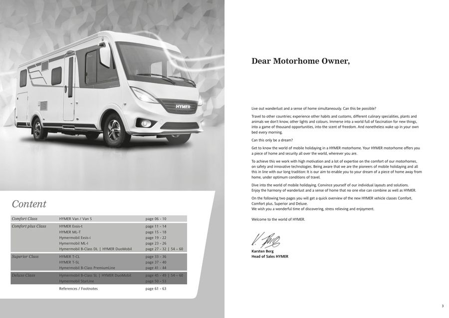 Pricelist Hymer Motorhomes 18 By Hymer Aktiengesellschaft