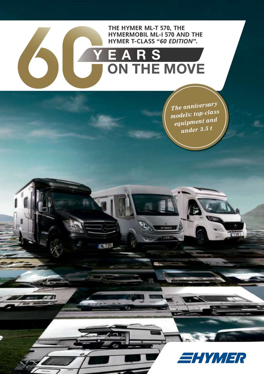 Hymer Motorhomes 60 Edition By Hymer Aktiengesellschaft